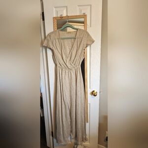 Italian linen sheer wrap cover-up